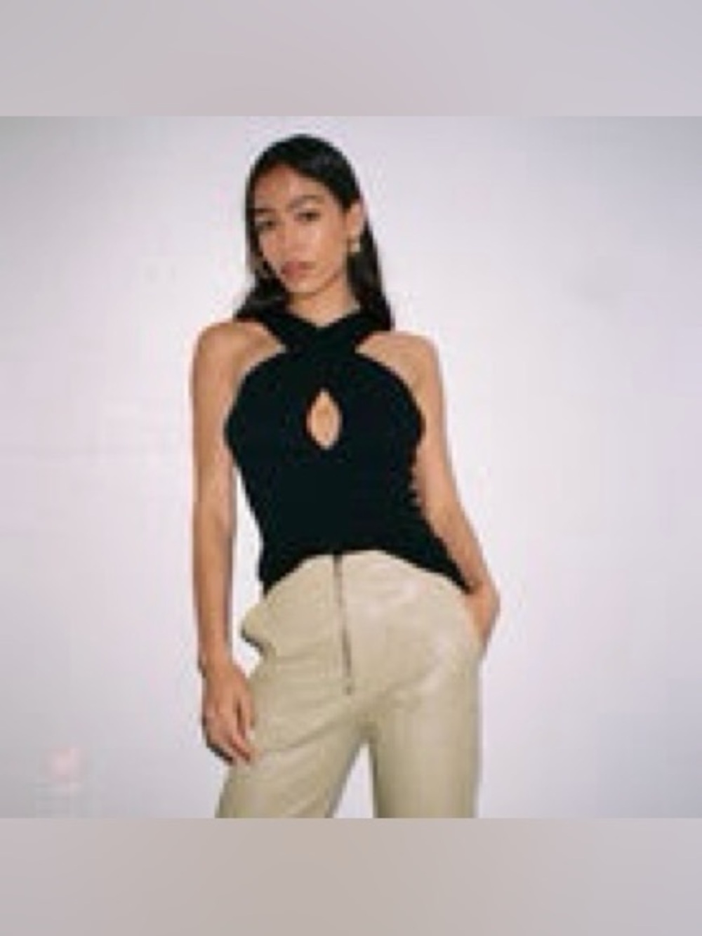 LNA Apollo Hater Tank Black Crepe
